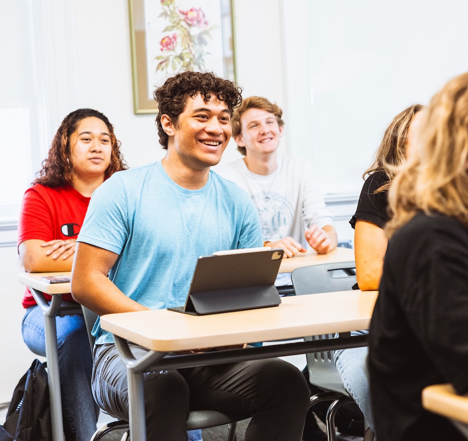 Students in a classroom