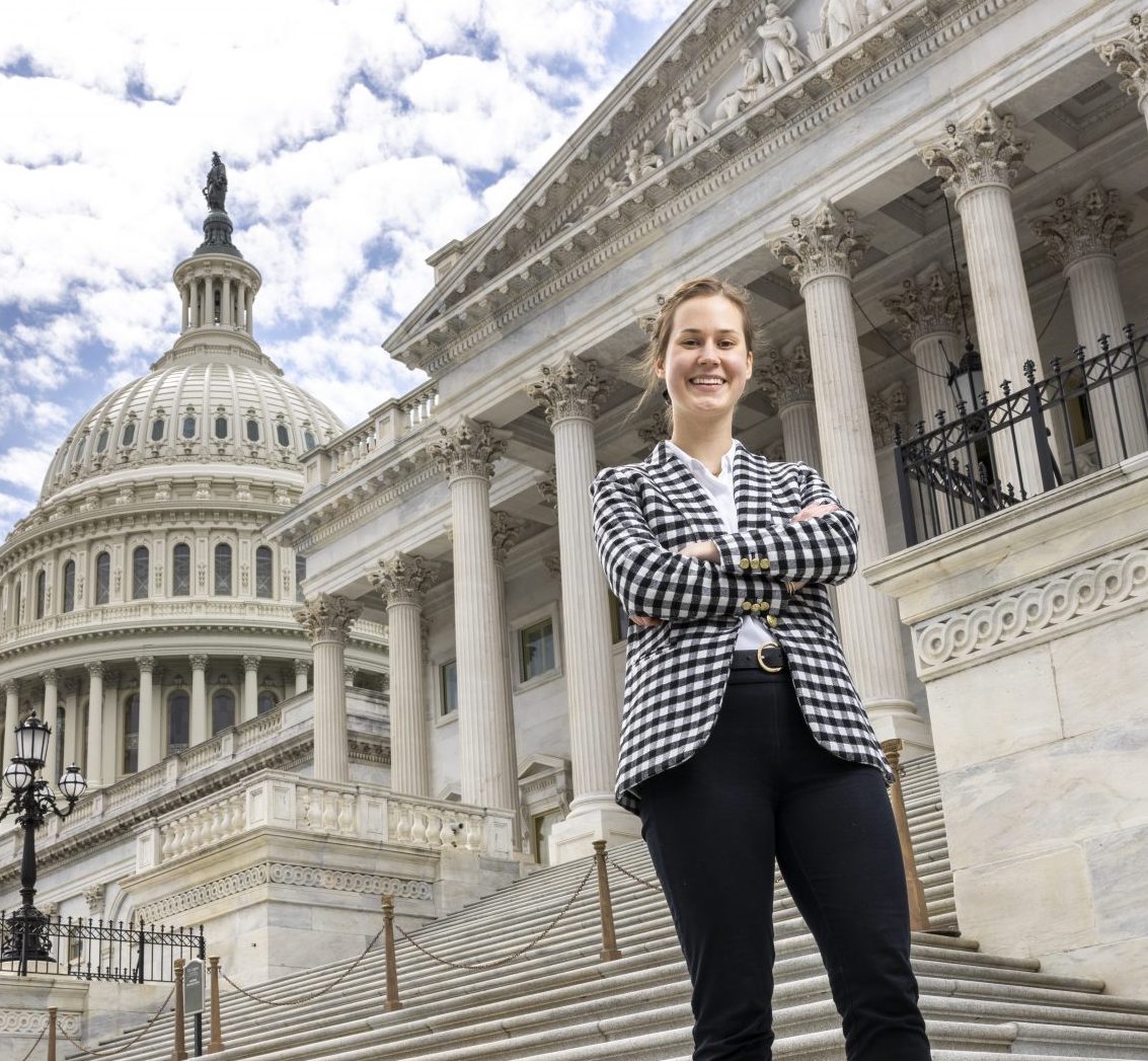Meg Huber at Capitol Hill