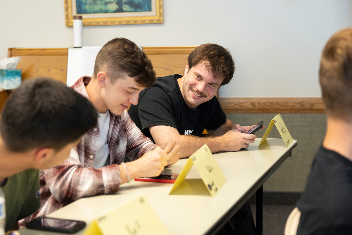 Students in institute class.