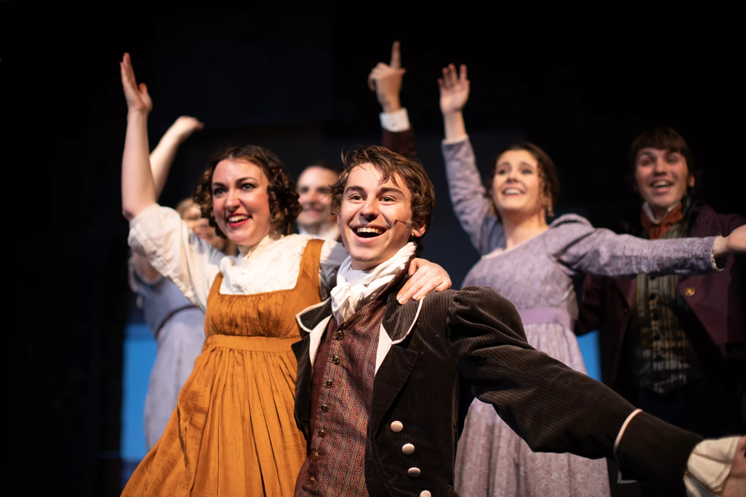 A Christmas Carol performance.